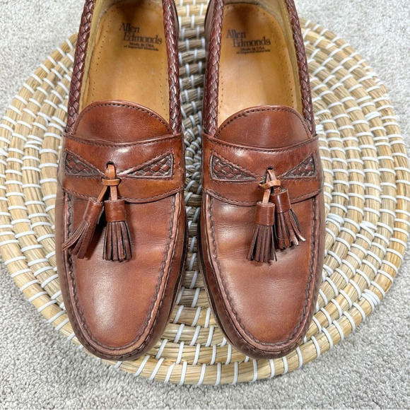 Allen Edmonds Men’s Maxfield Leather Tassel Loafers Shoes Size 12B - Picture 3 of 15